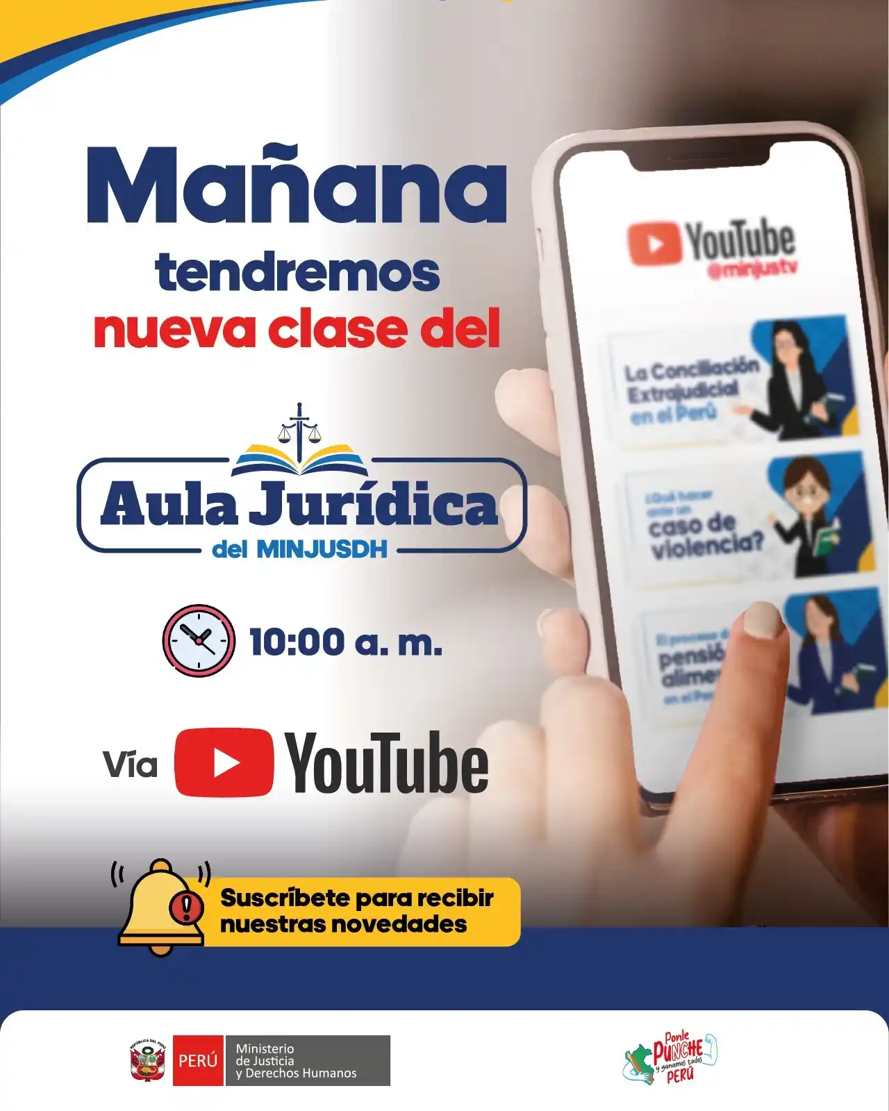 Image from Ministerio de Justicia y Derechos Humanos del Perú: *¡Una nueva clase está por llegar!* ✅ El <a class="text-blue-500 hover...