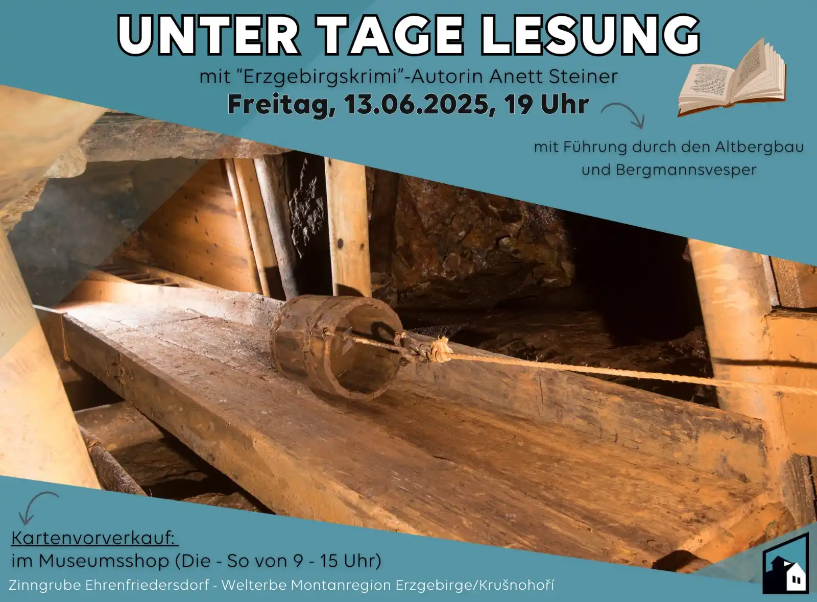 Image from Ehrenfriedersdorf : ⚒️ *Unter Tage Lesung* 📖 In der zweiten UNTER TAGE LESUNG begebt ihr...