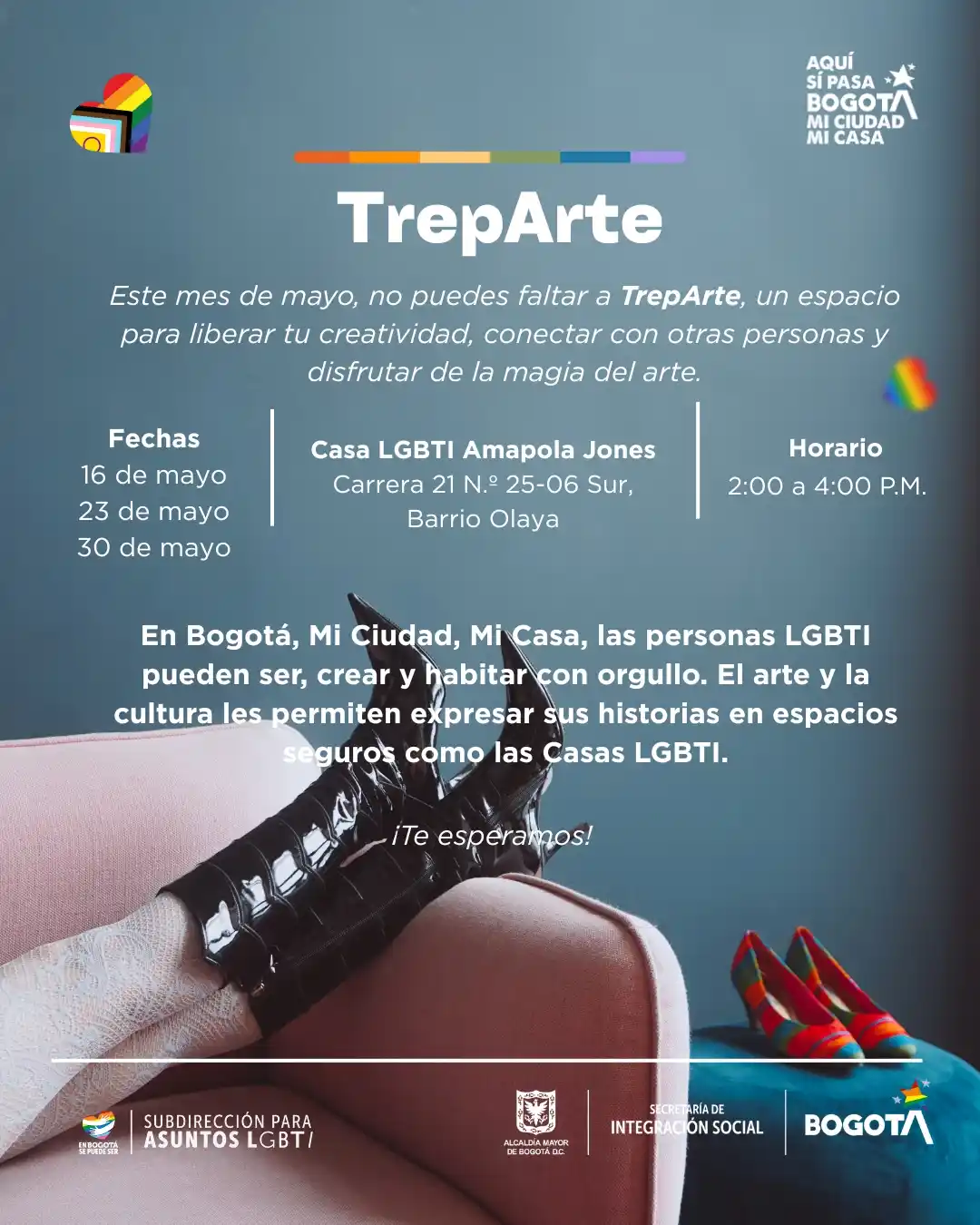 Image from EN BOGOTÁ SE PUEDE SER 🏳️🌈🏳️⚧️: *Ven y haz parte de <a class="text-blue-500 hover:underline cursor-poi...