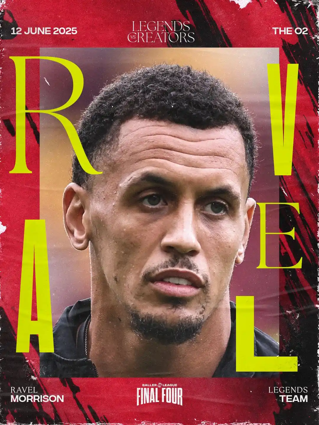 Image from Baller League UK: We couldn't ignore the Fergie co-sign. Ravel Morrison is in! 🔐 Get y...