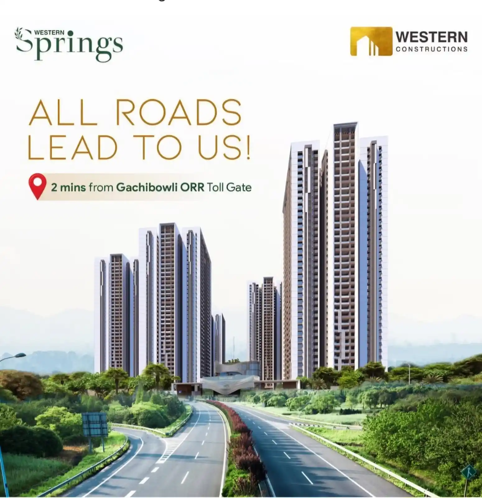 Image from *TATTVA Realty & Infra - Leading Real Estate Investment Destination*: *Western Springs* Investor / Landowner Units available at *Nanakramgud...