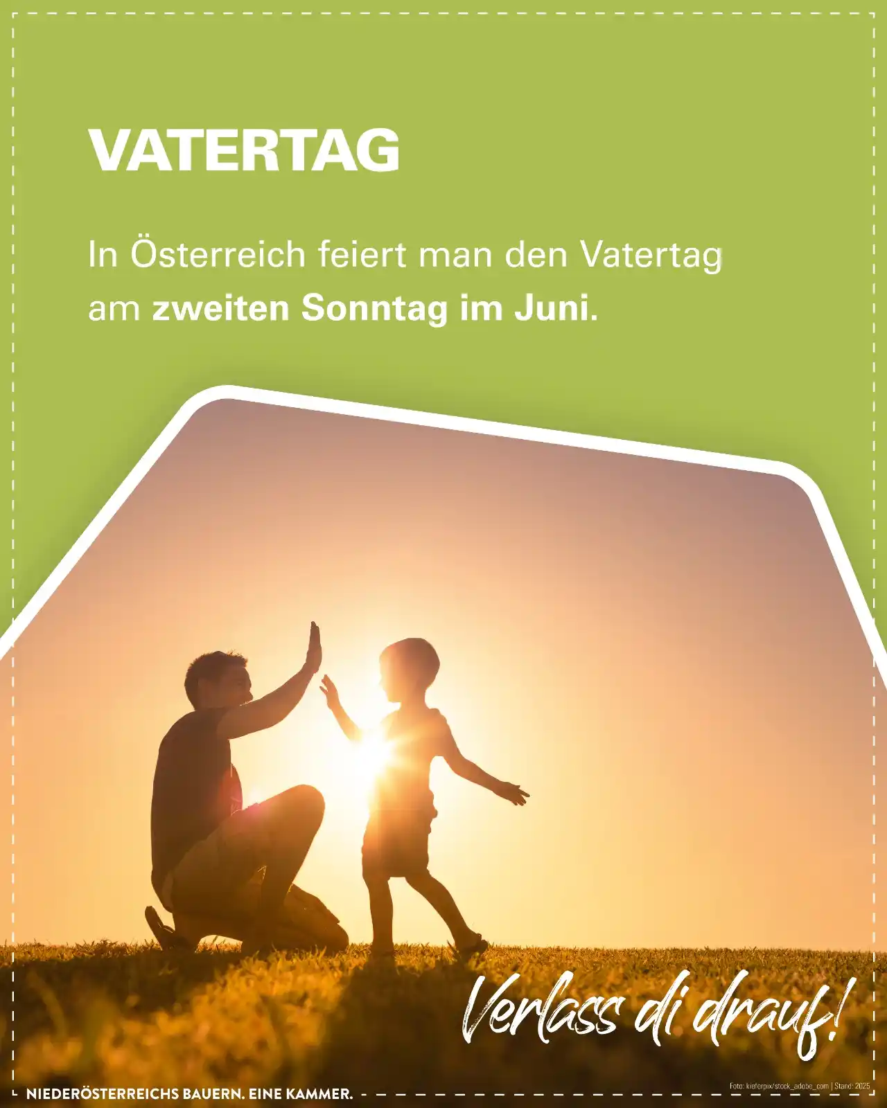 Image from Landwirtschaft verstehen: *8. Juni: Vatertag* Er hinkt zwar immer noch in seiner wirtschaftliche...