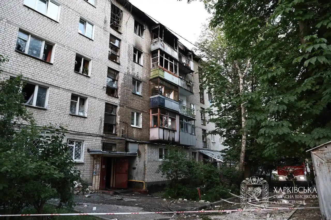 Image from 24 Канал | Новини України: 😢 *Через ворожий удар по Харкову поранені 54 людини, серед яких 7 діт...