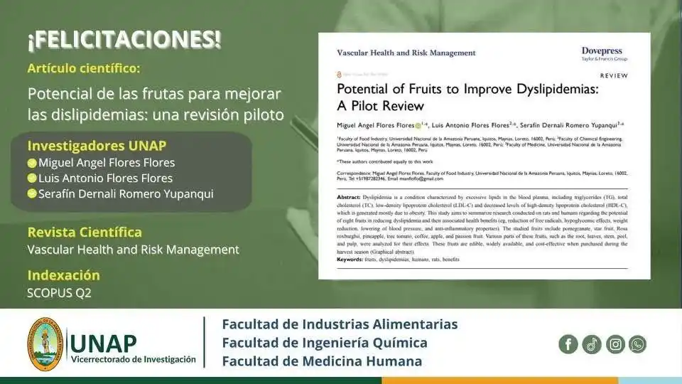 Image from unapiquitos.edu.pe: 🟠🟡🟢 Como parte de la política de apoyo a la publicación científica ...