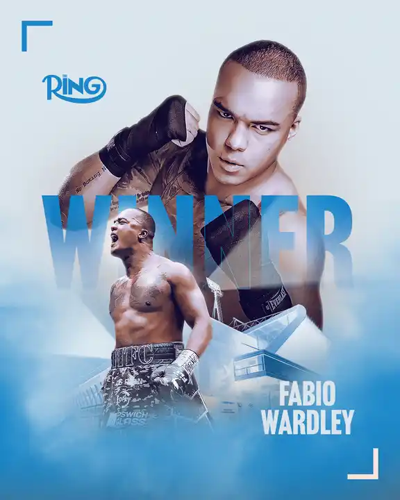 Image from Ring Magazine: ‼️ Fabio Wardley comes from behind and KNOCKS OUT Justis Huni in round...