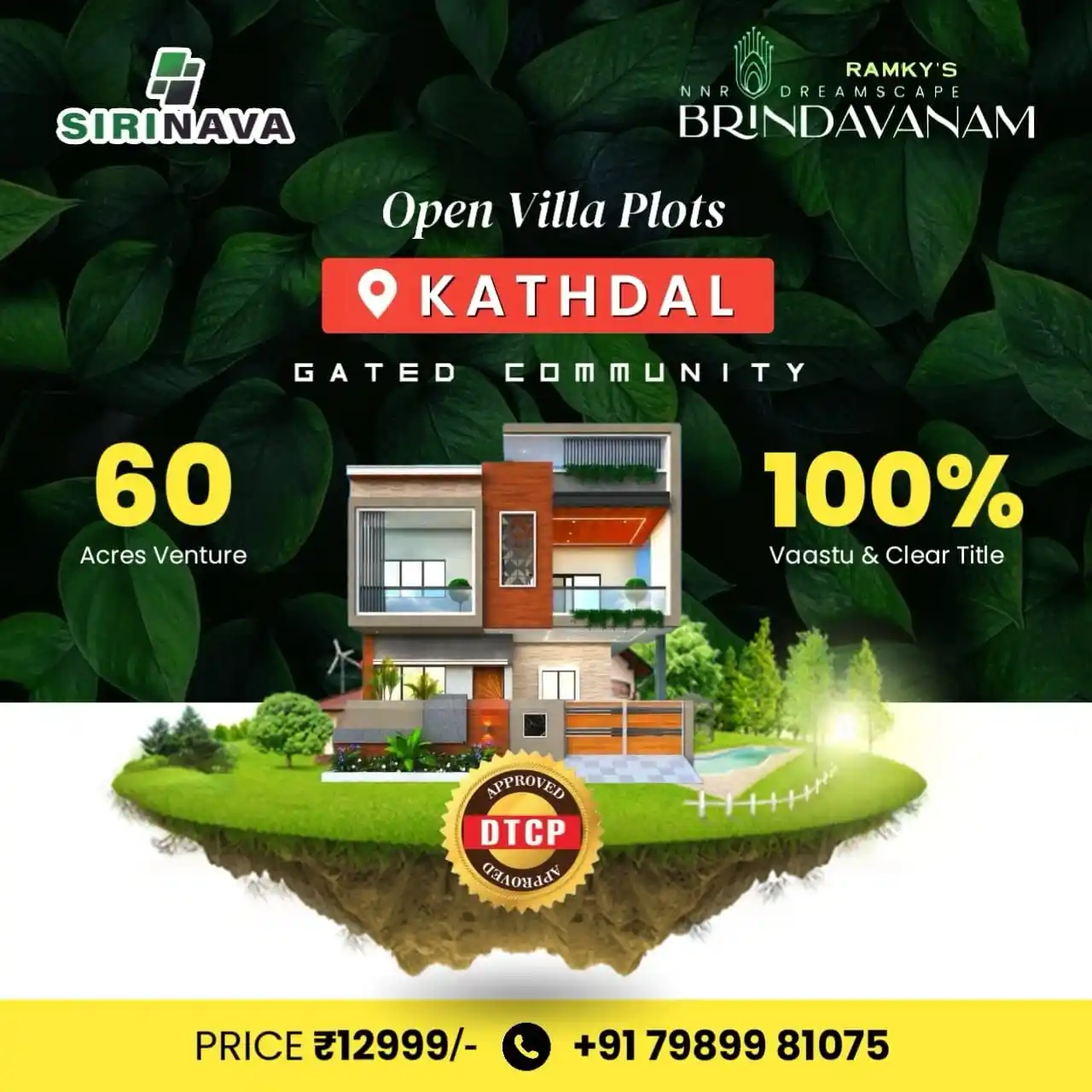 Image from SiriNava Estates Hyderabad: *🏡 Find Your Dream Space in Sirinava! Near Future 4th City🌟* RAMKY...