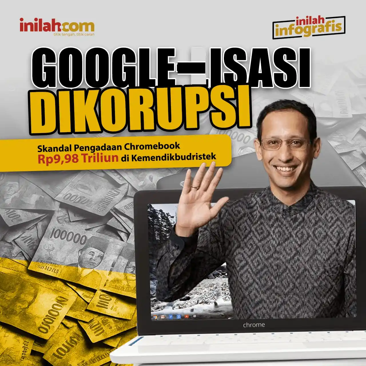 Image from Inilah.com: *Googleisasi Pendidikan: Ketika Digitalisasi Tercoreng Korupsi* Pemer...