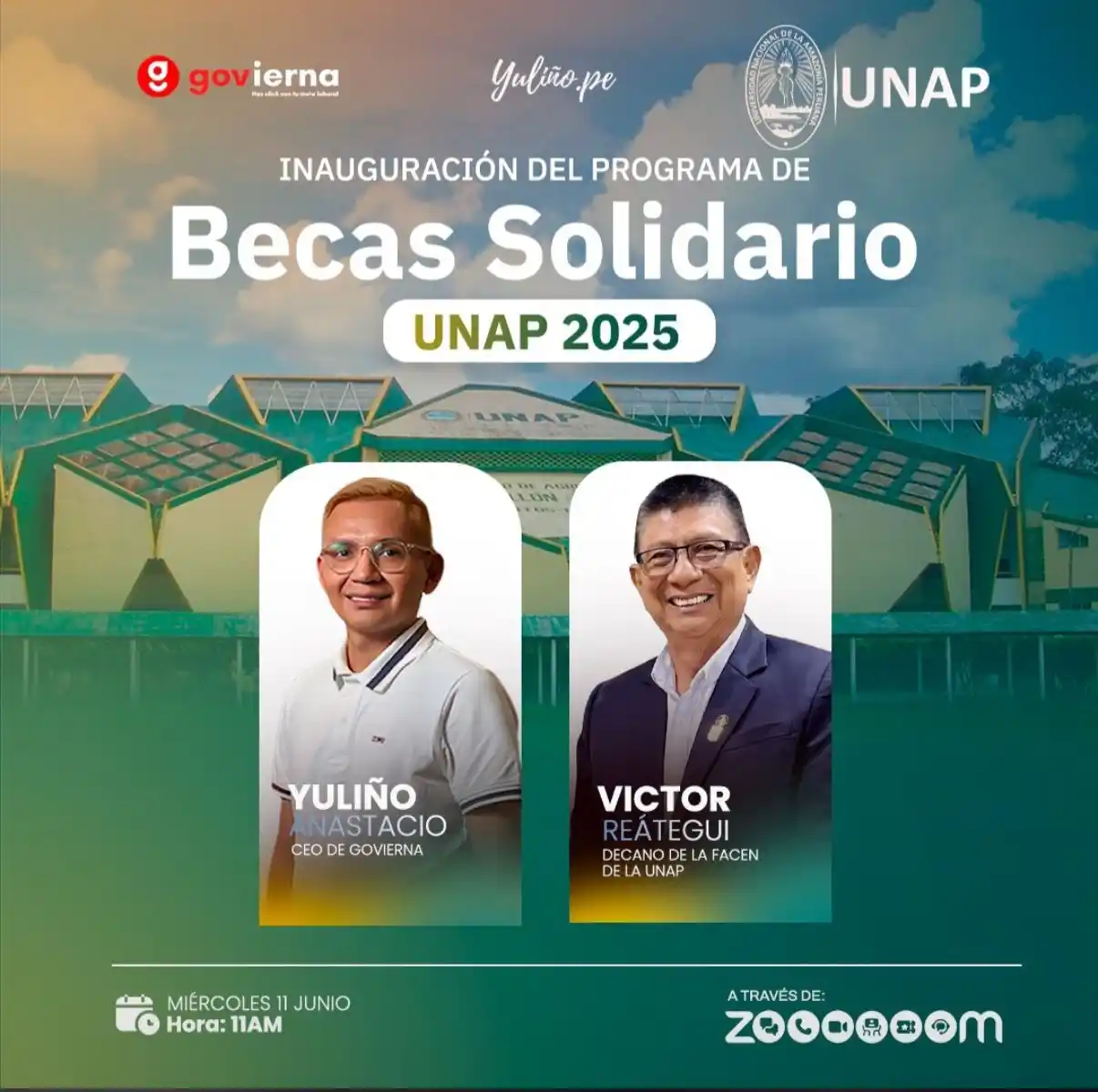 Image from unapiquitos.edu.pe: | INVITACIÓN | Reunión de Bienvenida Inauguración Programa de Becas So...