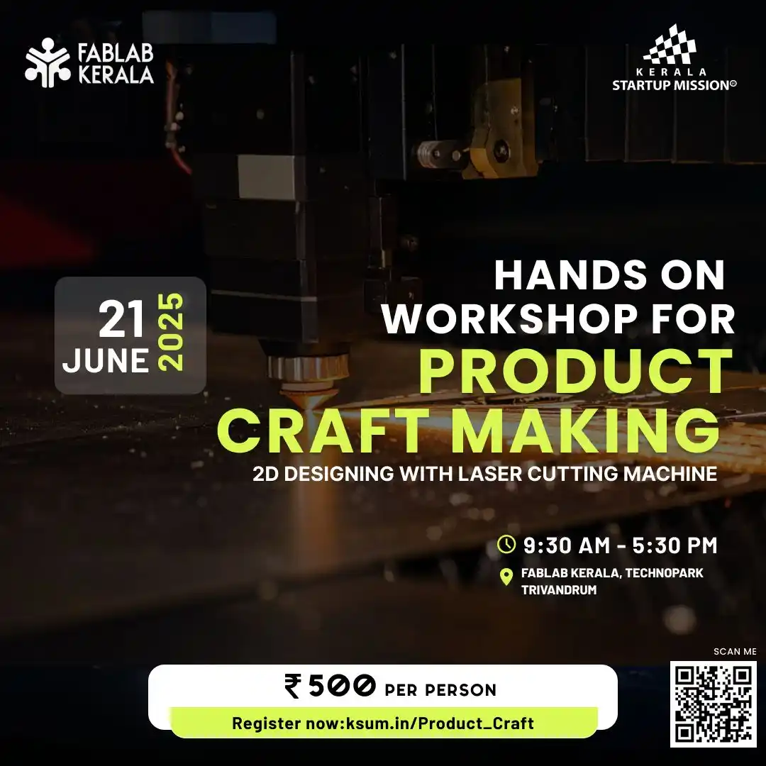 Image from Innovation and Entrepreneurship Development Centre | Kerala Startup Mission: Join us for an intensive one-day Hands-On Workshop on Product Craft Ma...
