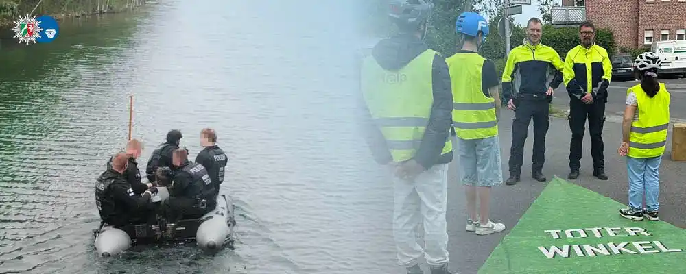 Image from Polizei NRW Viersen: 📍 Kempen Am Mittwoch haben wir einen Mann auf einer Insel festgenomme...