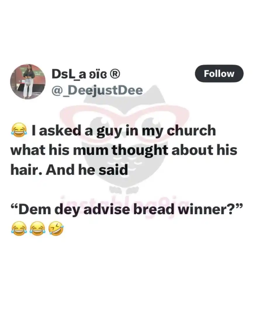 Image from Instablog9ja Network: Lady Shares Her Encounter with a Bread Winner Who had a Unique Hairsty...