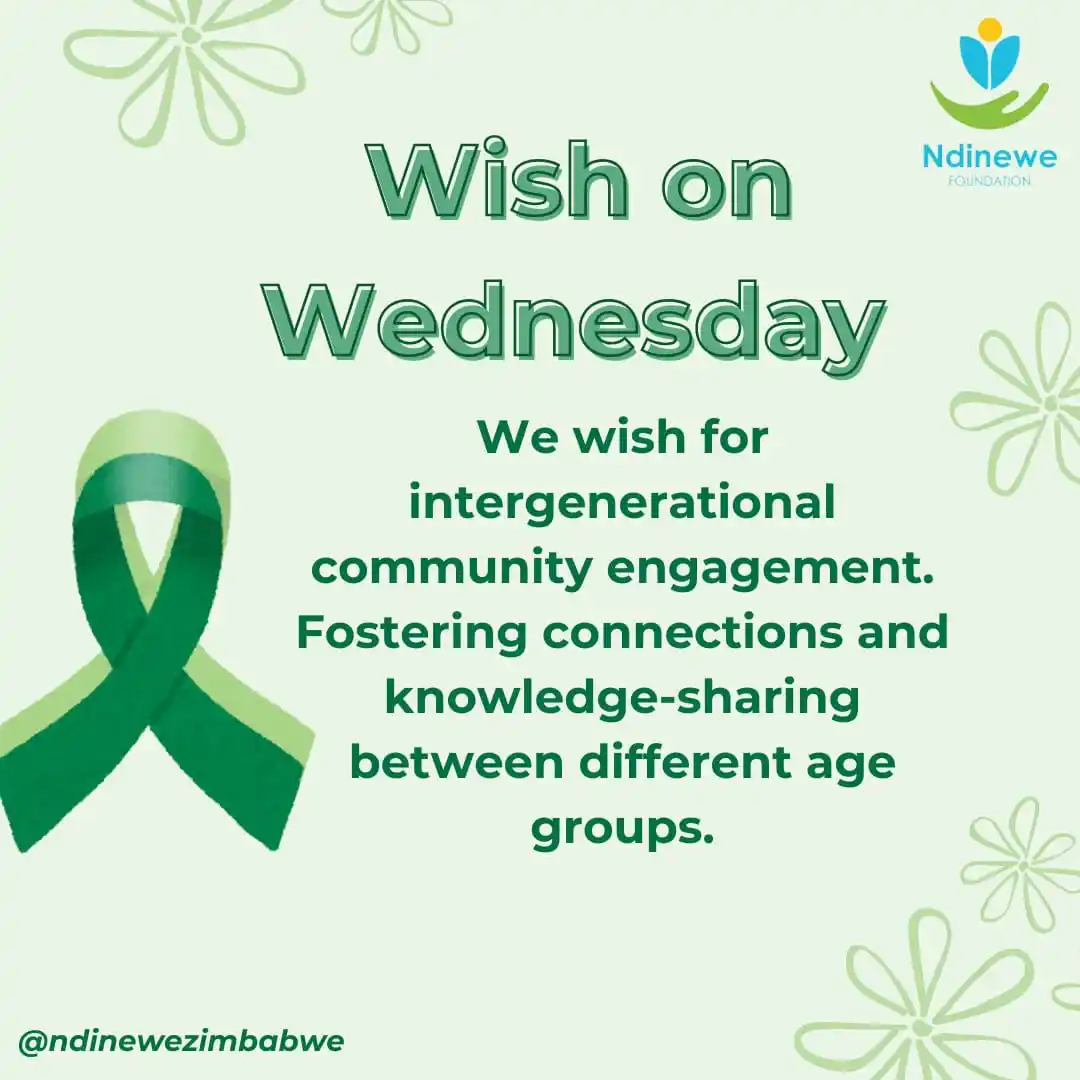 Image from Ndinewe Foundation: May our communities be blessed with vibrant intergenerational connecti...