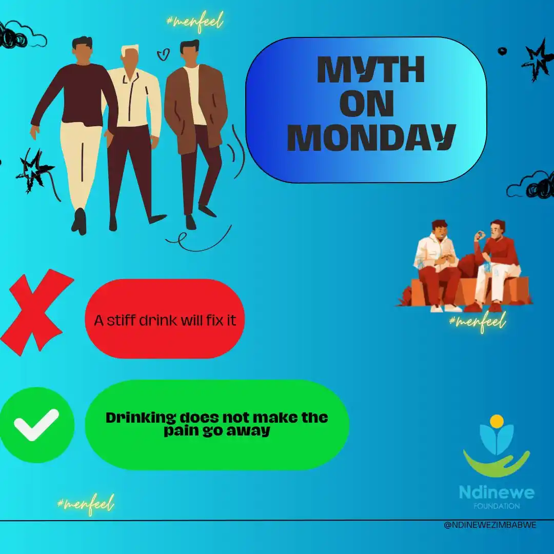 Image from Ndinewe Foundation: Myth on Monday The hard truth is that drinking alcohol may exacerbate ...
