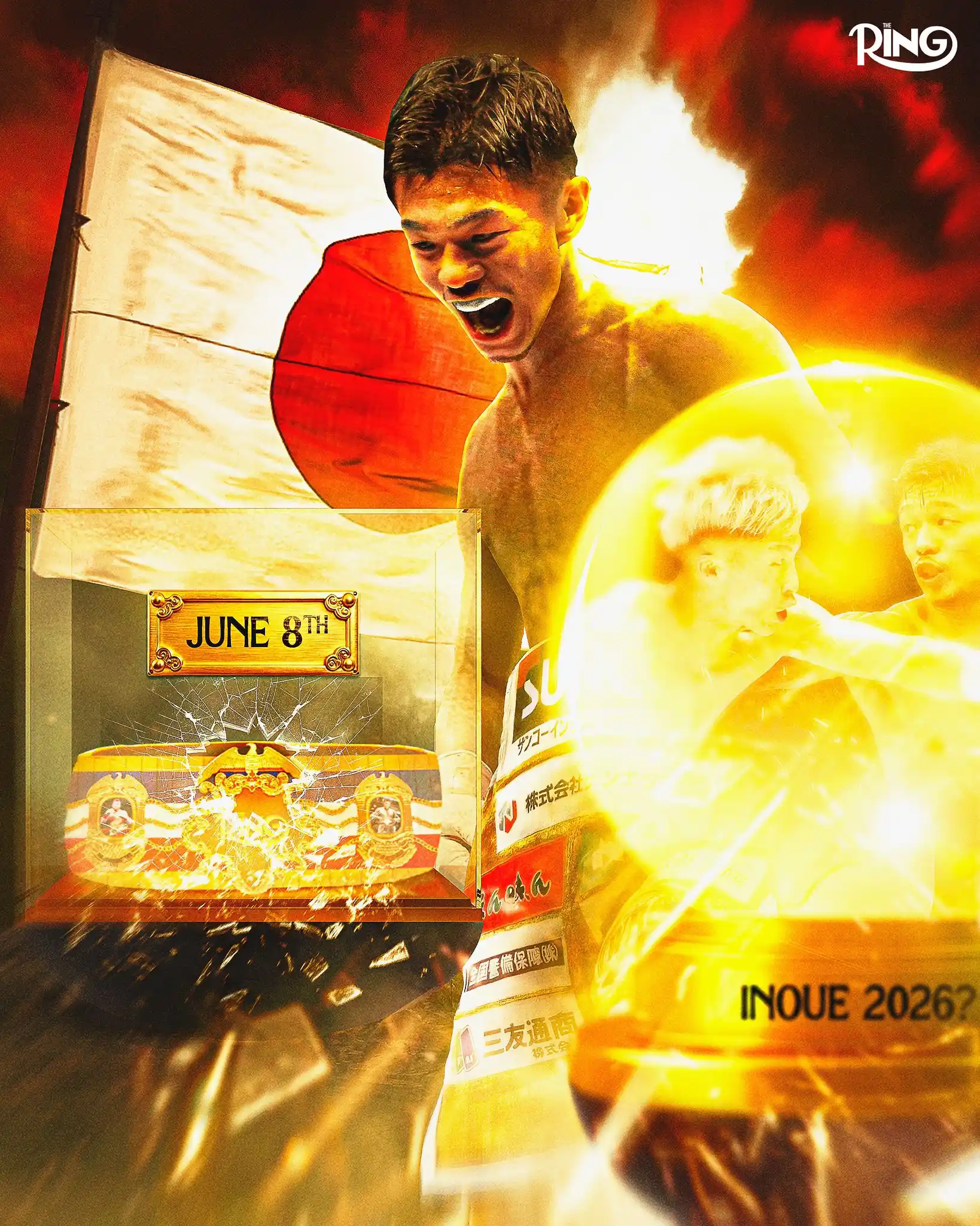 Image from Ring Magazine: One eye on The Ring belt, one eye on Inoue 👀  Junto Nakatani will be ...