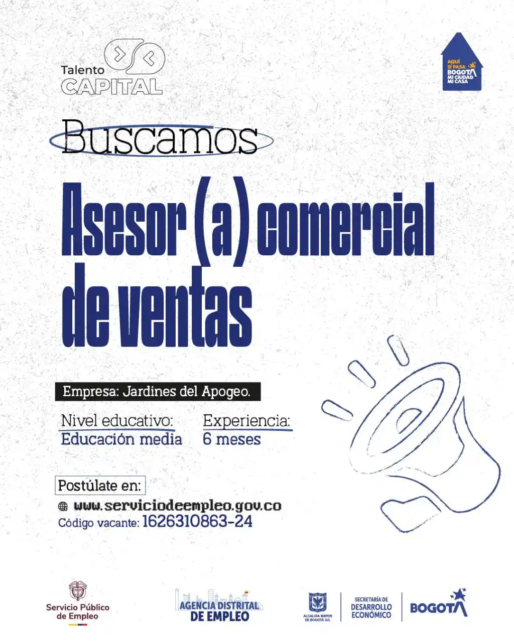Image from Empleo en Bogotá: ¿Tienes entre 18 y 28 años? ¡Esta oferta es para ti! 🏢 Jardines del ...