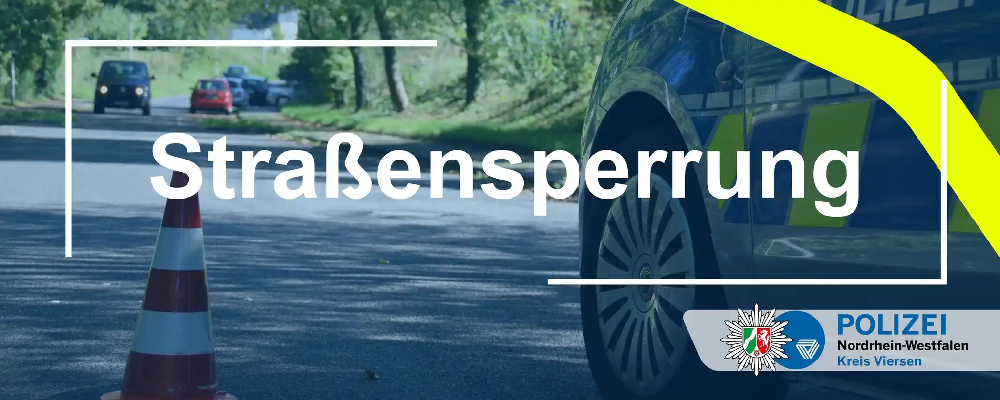 Image from Polizei NRW Viersen: Und die nächste Sperrung: <a class="text-blue-500 hover:underline cu...