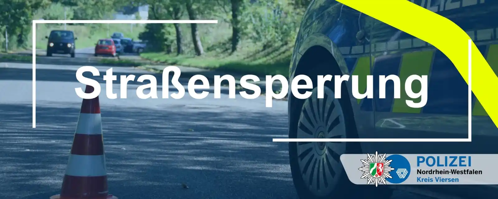 Image from Polizei NRW Viersen: *Update* Die Sperrung ist wieder aufgehoben! *Nettetal* Nach einem U...