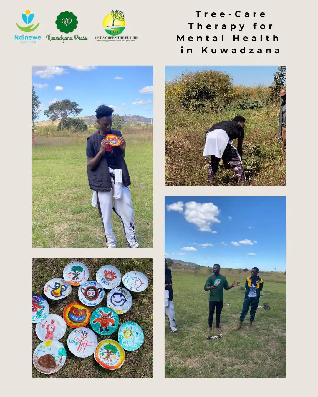 Image from Ndinewe Foundation: Weekend recap ⏮️ We hosted our first *Tree Care Therapy for Mental He...
