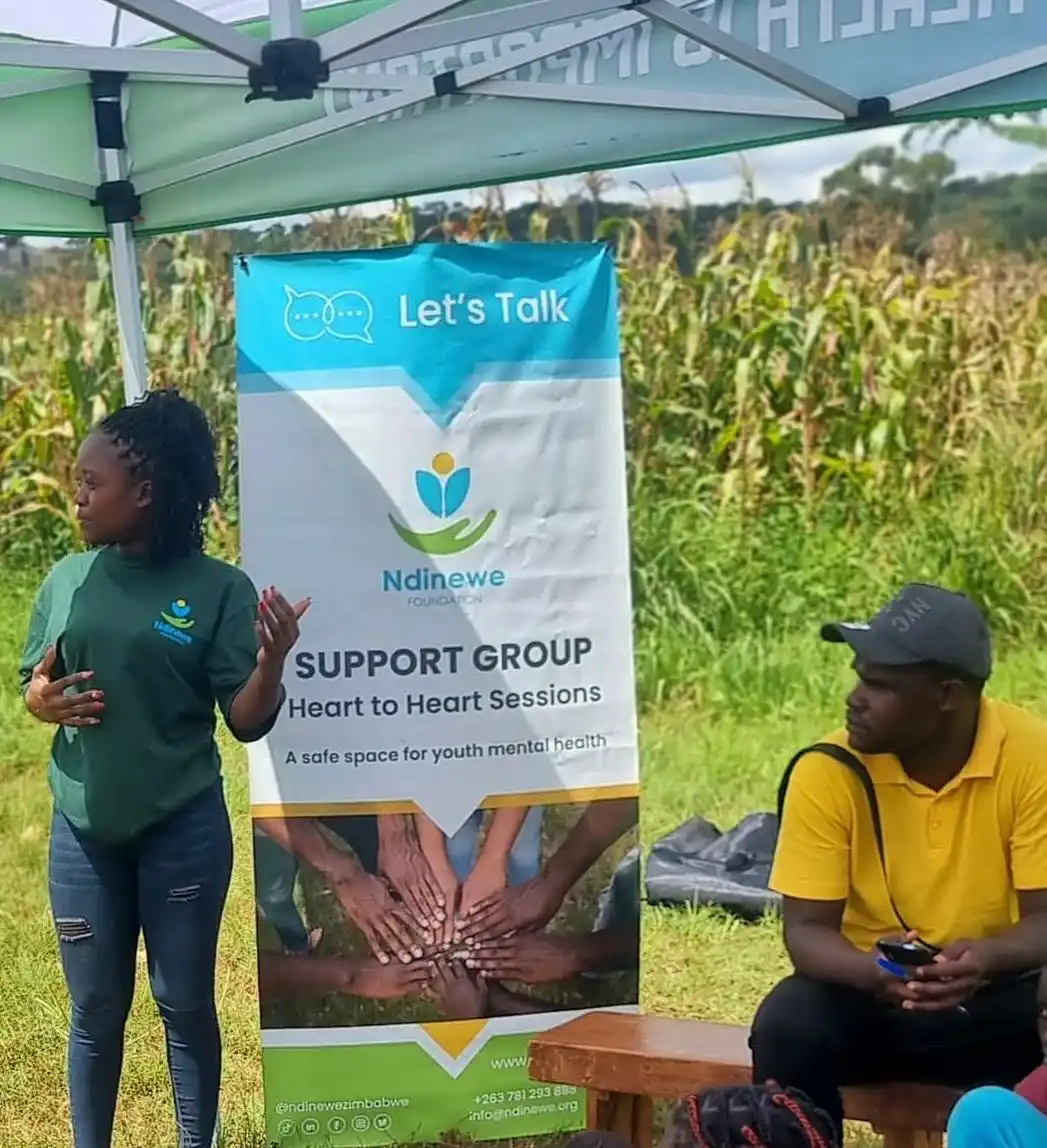 Image from Ndinewe Foundation: Why talk? 🗣️Your voice matters. Talking about how you feel is the fi...