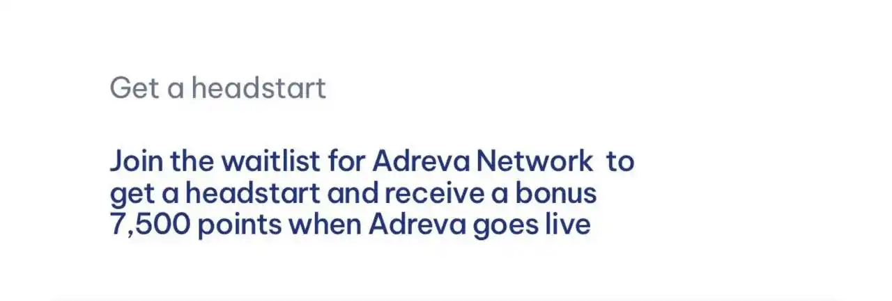 Image from Cminer Box: Adreva Network Update [ Early ]🔥   Team announced 7,500 bonus points ...
