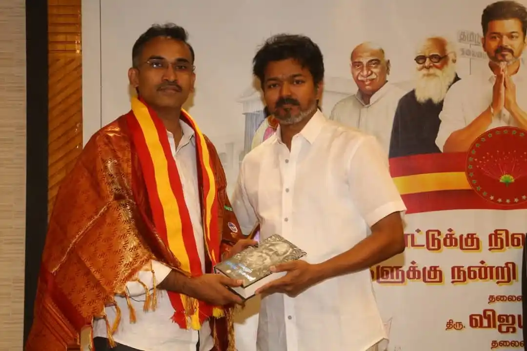 Image from தமிழக வெற்றிக் கழகம் | TVK: After yesterday’s Vikatan interview, I am happy that many people calle...