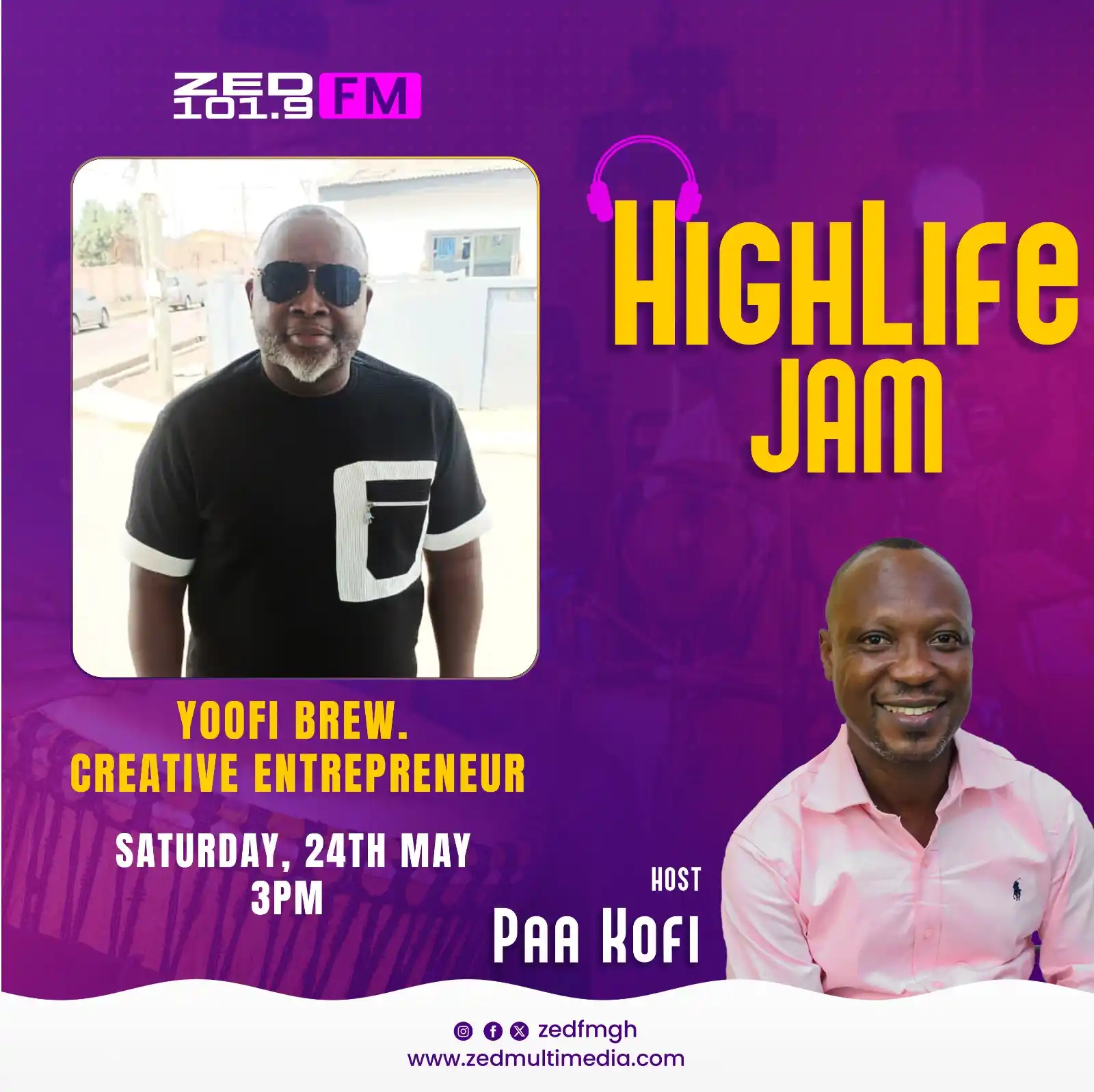 Image from Zed Multimedia: Are you ready for some jams this weekend? Then Highlife Jam has got yo...