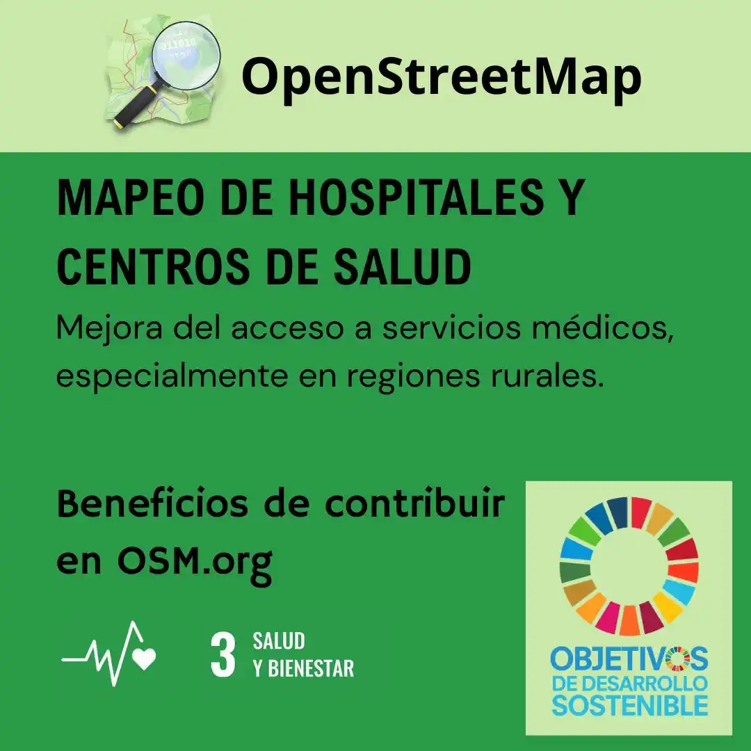 Image from OSM Colombia: Cuando mapeas en OpenStreetMap puedes contribuir en los Objetivos de D...