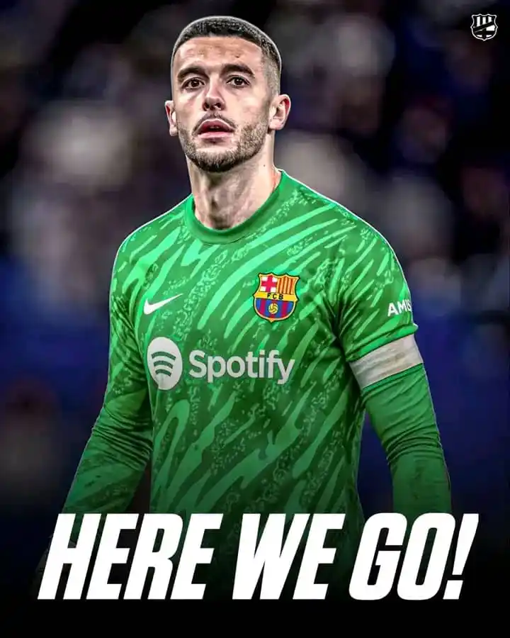 Image from BARÇA CH BLUAGRAÑA 🇪🇦🇪🇦: 🚨 𝐇𝐄𝐑𝐄 𝐖𝐄 𝐆𝐎: Joan Garcia to FC Barcelona is a DONE DEAL! Joa...