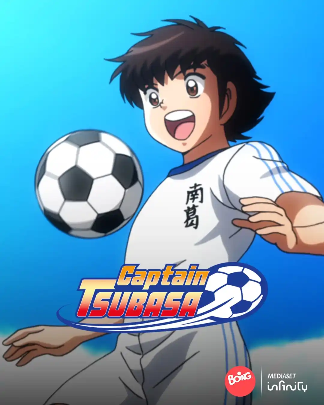 Image from Mediaset Infinity: _"Non posso perdere!"_   *Captain Tsubasa* e la sua squadra affrontano...