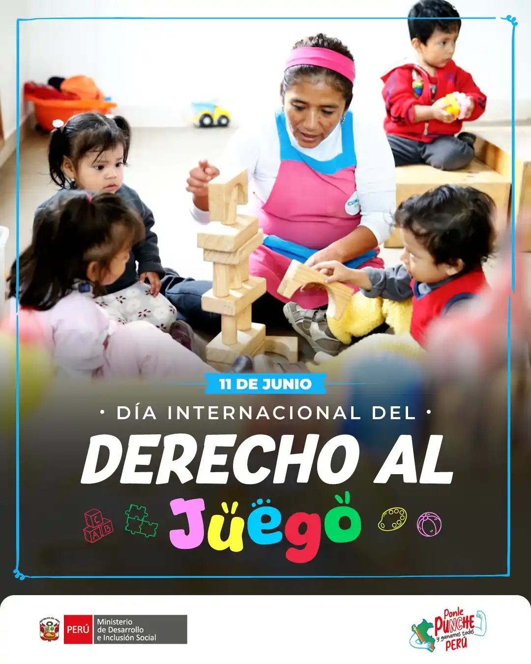 Image from Ministerio de Desarrollo e Inclusión Social: 🎉 ¡Por la promoción del derecho al juego de nuestras niñas y niños! �...