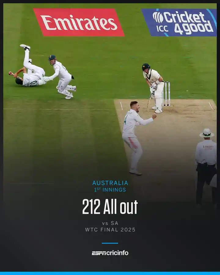 Image from کیوٹ انجینئر ٹویٹ 🧾✨🌺: *Rabada and Jansen shine as South Africa make the toss count 👏*  *WTC...