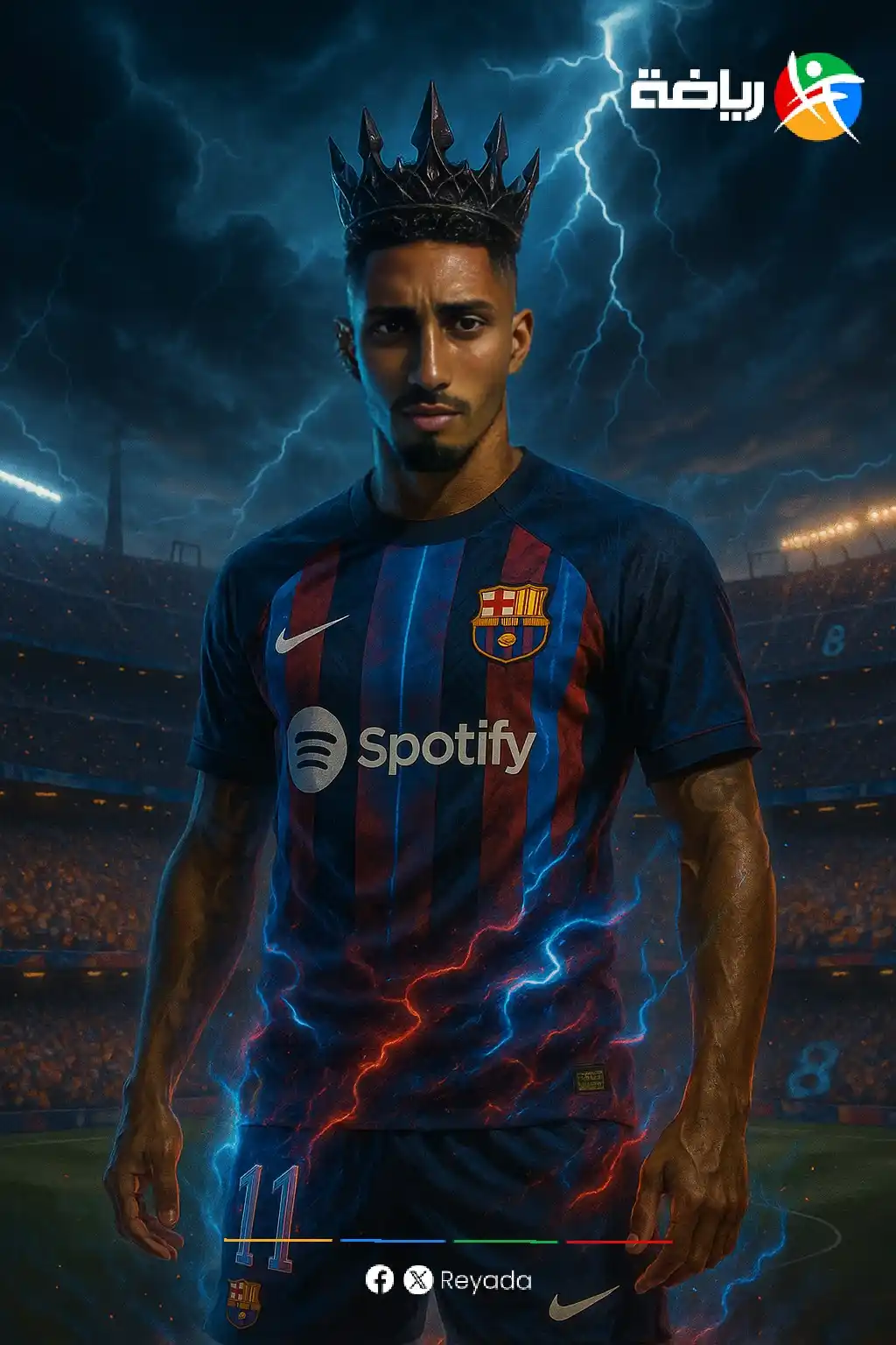 Image from Reyada: رافينيا: "أنا هنا!" 💥 رسميًا: جائزة أفضل لاعب في الليجا تذهب لرقم 11 ...