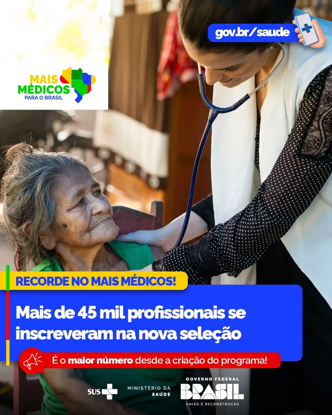 Ministério da Saúde - Mais Médicos post