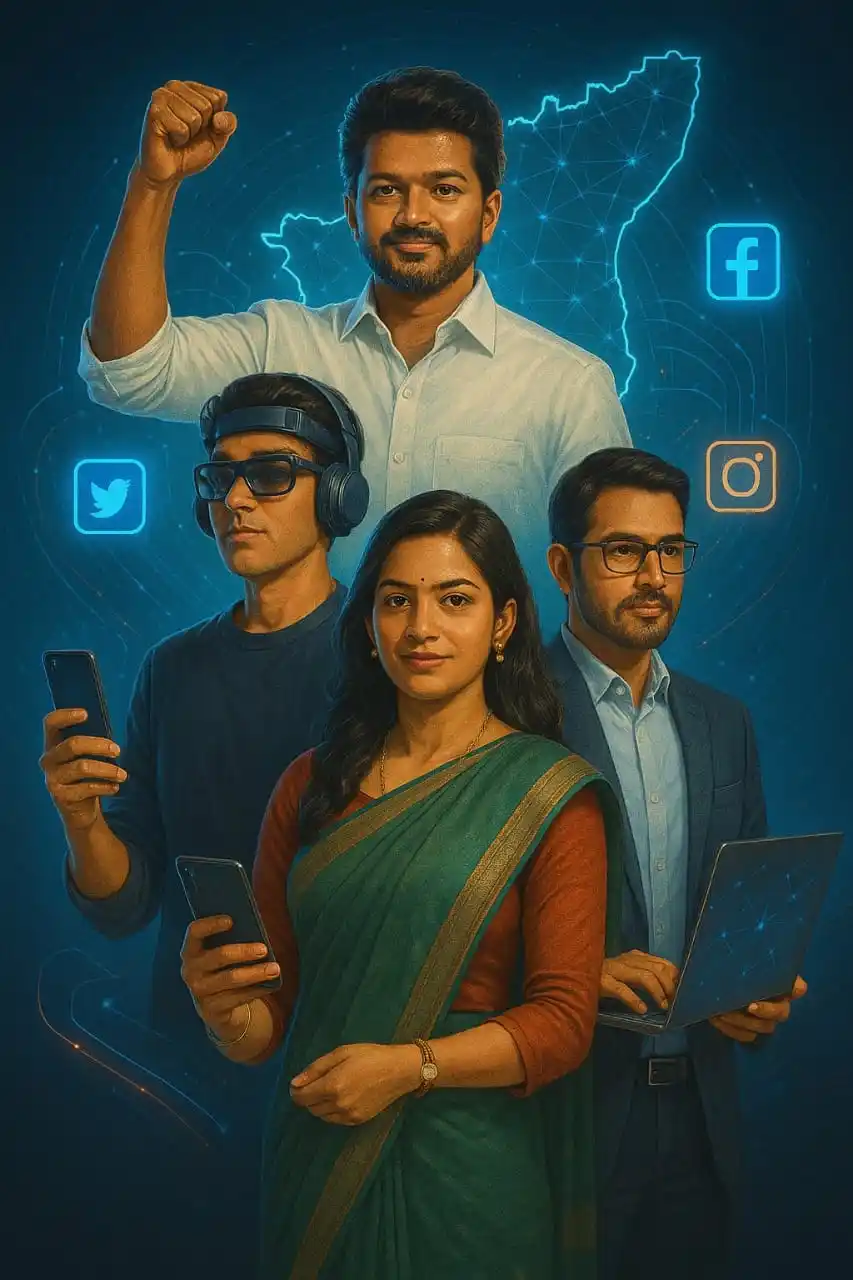 Image from தமிழக வெற்றிக் கழகம் | TVK: 📌 Social Media Search - TVKHQITWINGOFFL Social media Link: X: x.com...