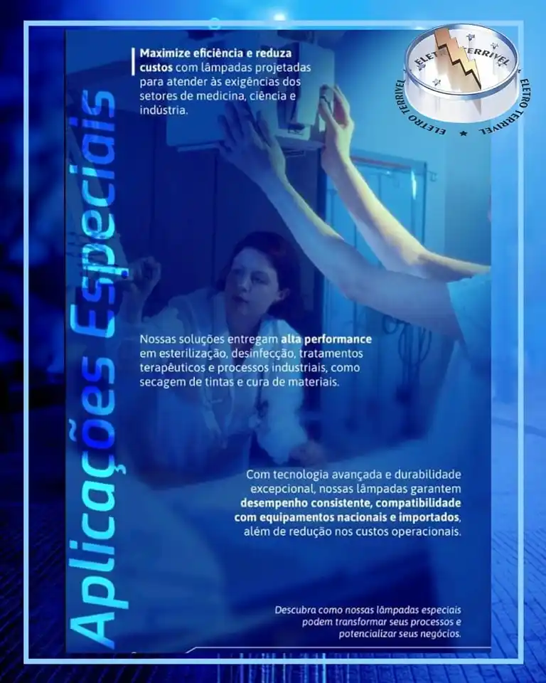 Image from 💡 EletroTerrível 🎥 EletroCineTV 💬 aqui você fica por dentro Eventos Novidades Promoções : Aplicações Especiais * Tecnologia que vai além da luz. * A Eletro Ter...