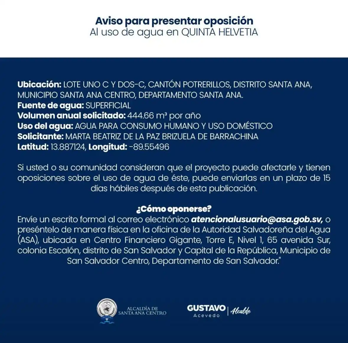Image from Santa Ana: 📣¡AVISO!📣 Comprometidos con el desarrollo de nuestro municipio y en...