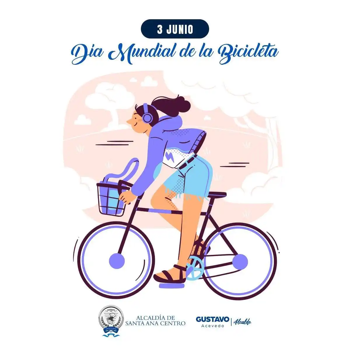 Image from Santa Ana: ⛰🚴♀️ ¡Día Mundial de la Bicicleta! 🚴♀️⛰ Promovamos el uso de la ...