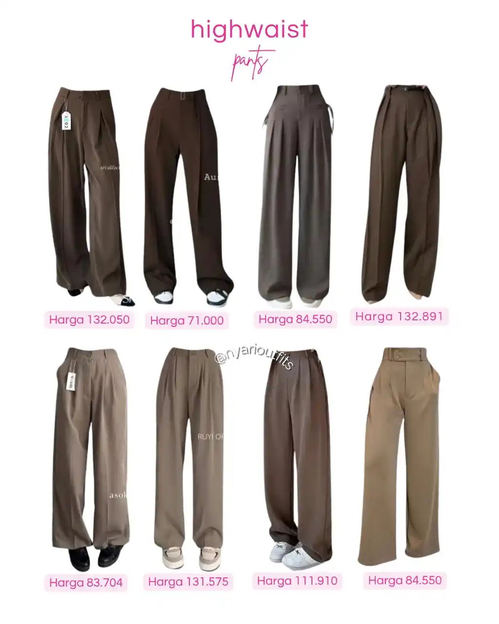 Image from Ootd Hijab Remaja | Inspirasi Outfit Hijab: highwaist pants 🎀✨ yukk spill ⤵️ 1. Sivali https://s.shopee.co.id/AUi...