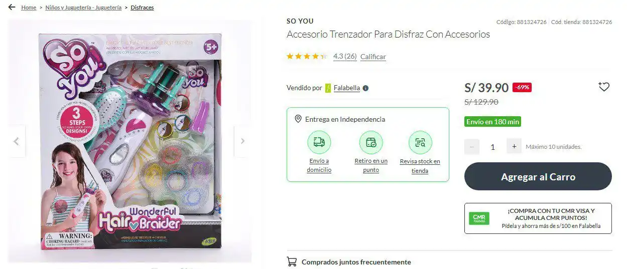 Image from CONCUPON: https://www.falabella.com.pe/falabella-pe/product/881324726/Accesorio-...