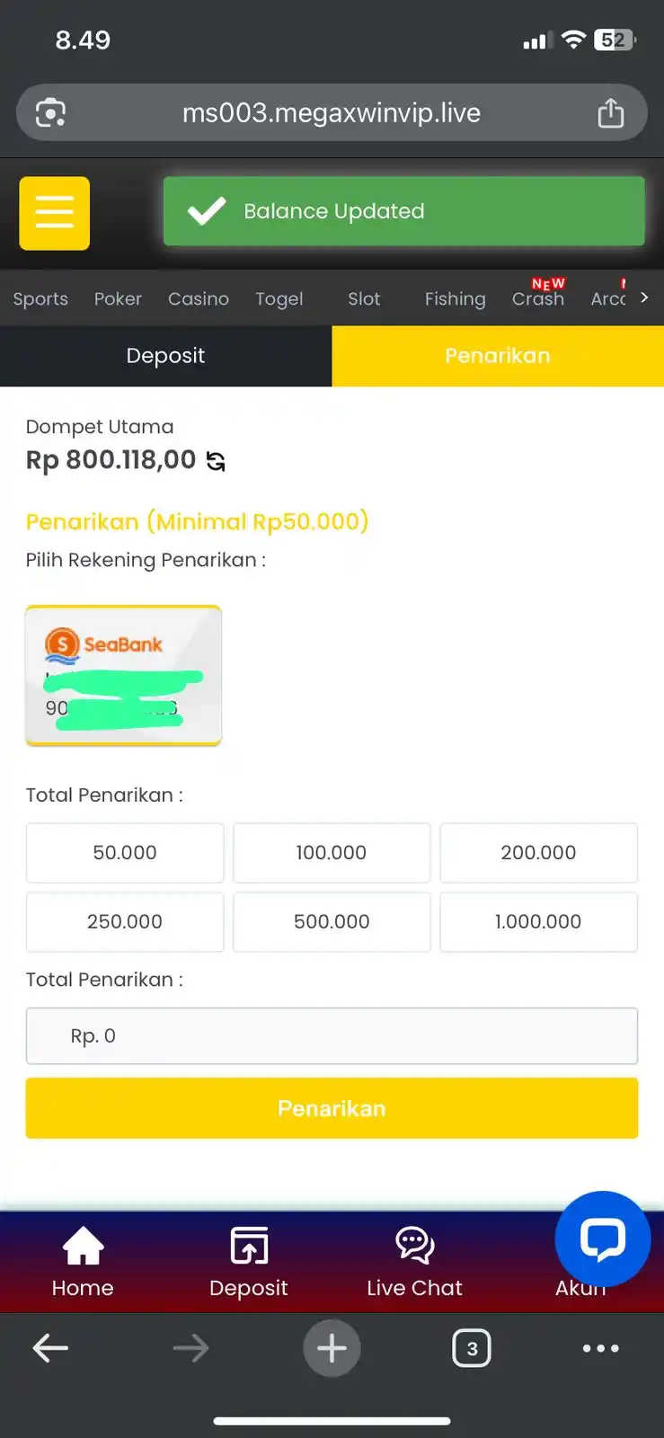 JOKI SPACEMAN PUSAT post