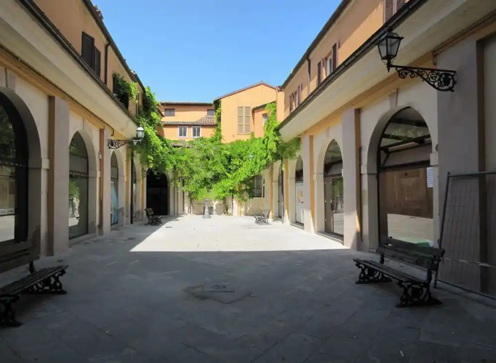 Image from ForlìToday: Lite sull'Antica Pescheria, M5s: "Luogo di cultura e ritrovo". Cicogna...