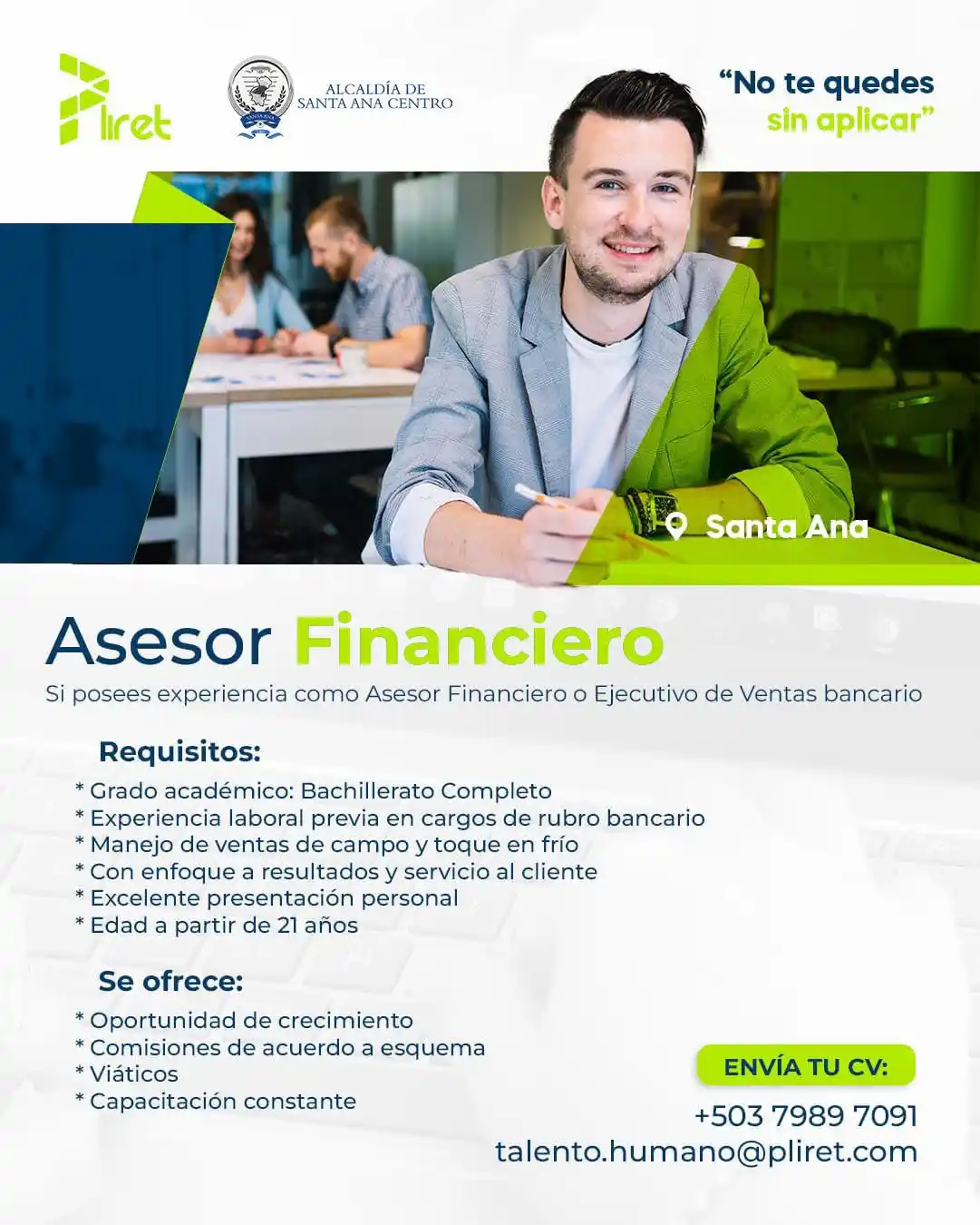 Image from Santa Ana: 📣¡OFERTA LABORAL!📣 Mira los requisitos, y si los cumples contáctate...