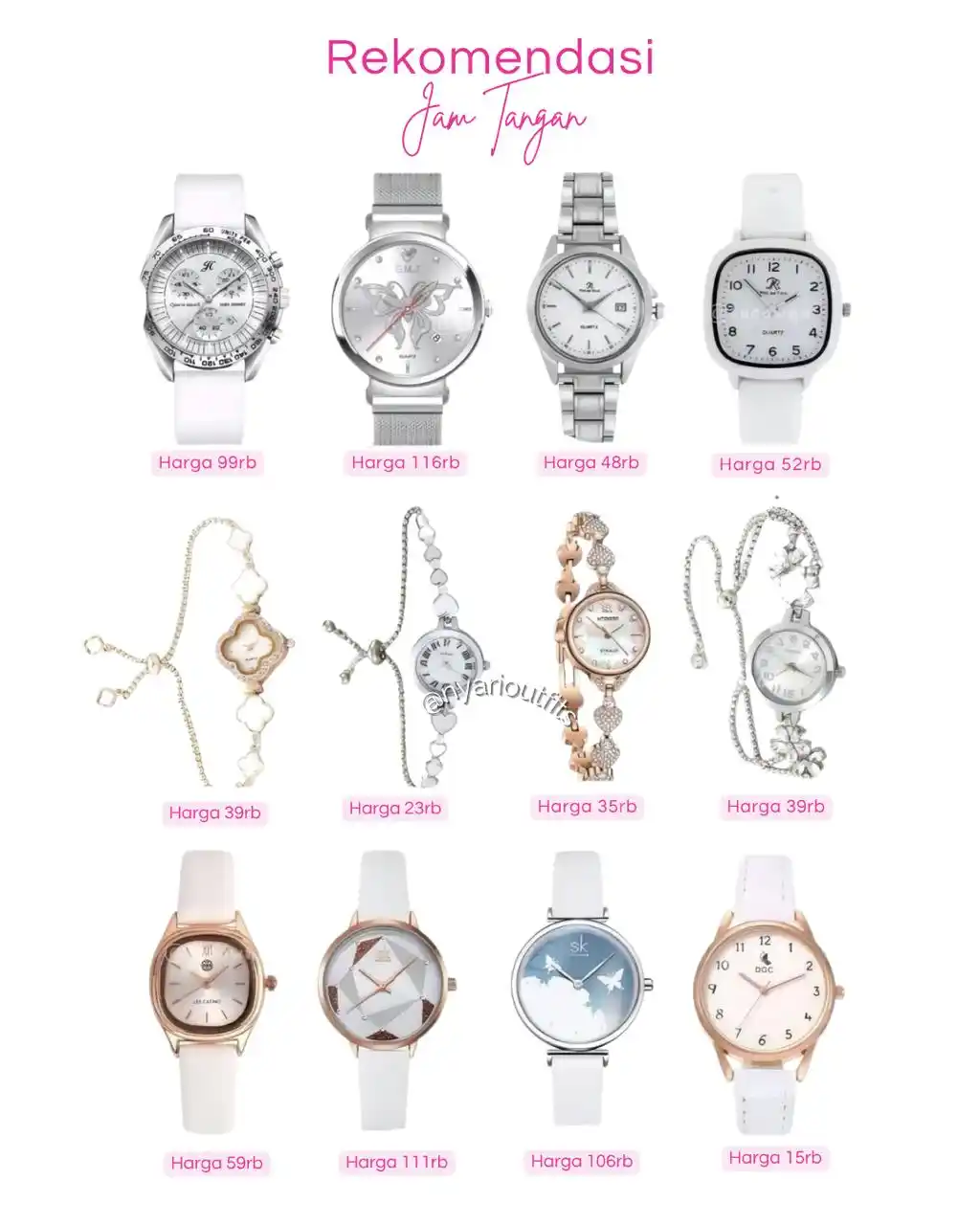 Image from Ootd Hijab Remaja | Inspirasi Outfit Hijab: rekomendasi jam tangan cantik 🎀✨ yukk spill ⤵️ 1. Jims Honey https://...