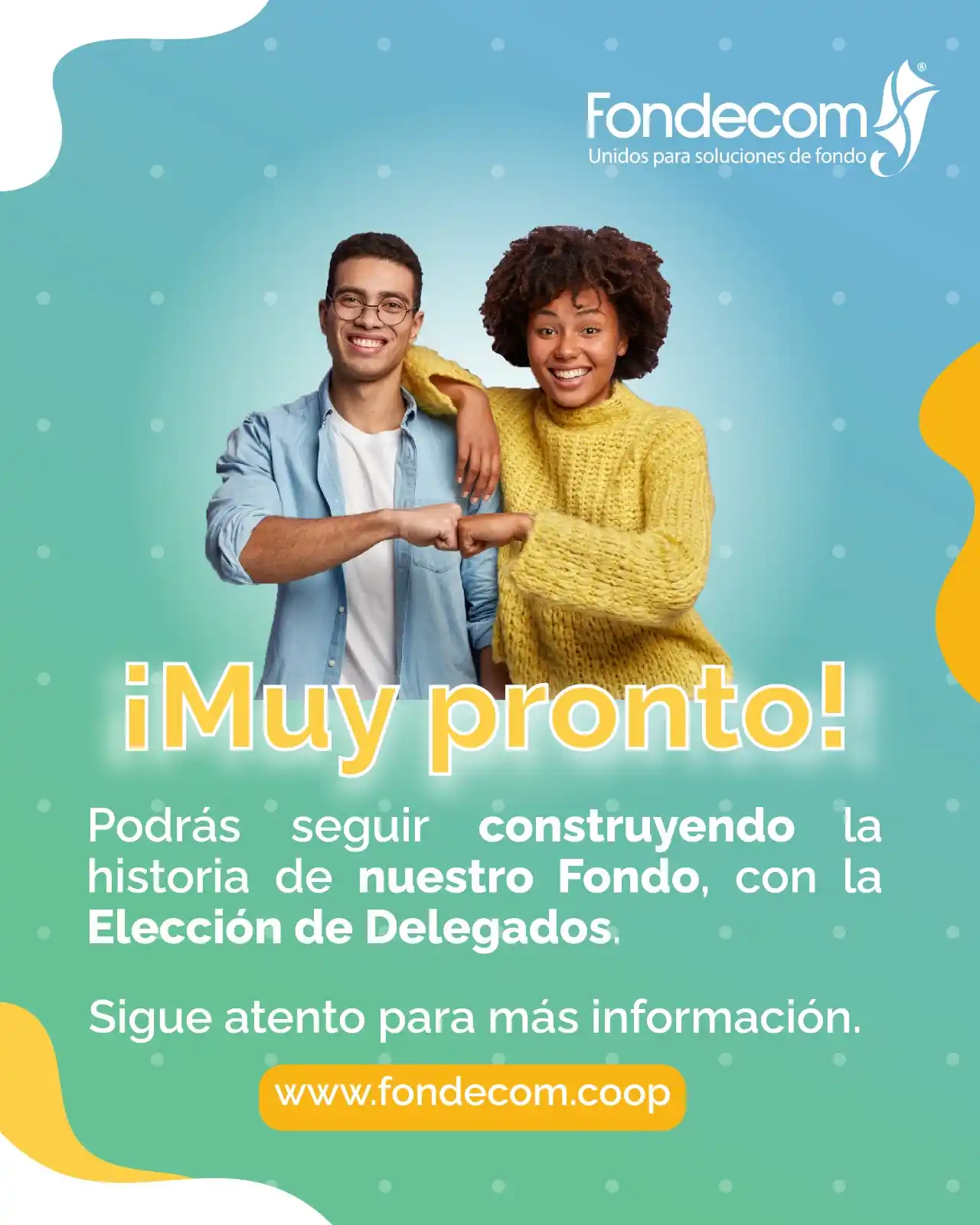 Image from 📢 Fondecom te informa: 🤩 Se acerca la Elección de Delegados Fondecom, te invitamos a seguir ...