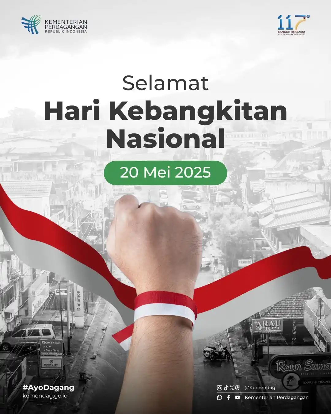 Image from Kementerian Perdagangan: Selamat Hari Kebangkitan Nasional, Kawaniaga. Saatnya bangkit bersama...