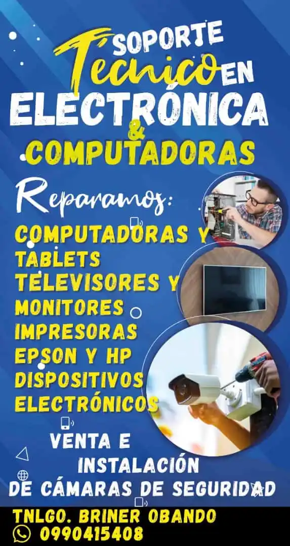 Image from El Machaleño: *SOPORTE TÉCNICO: MACHALA/PASAJE/EL GUABO/ SANTA ROSA/HUAQUILLAS/ARENI...