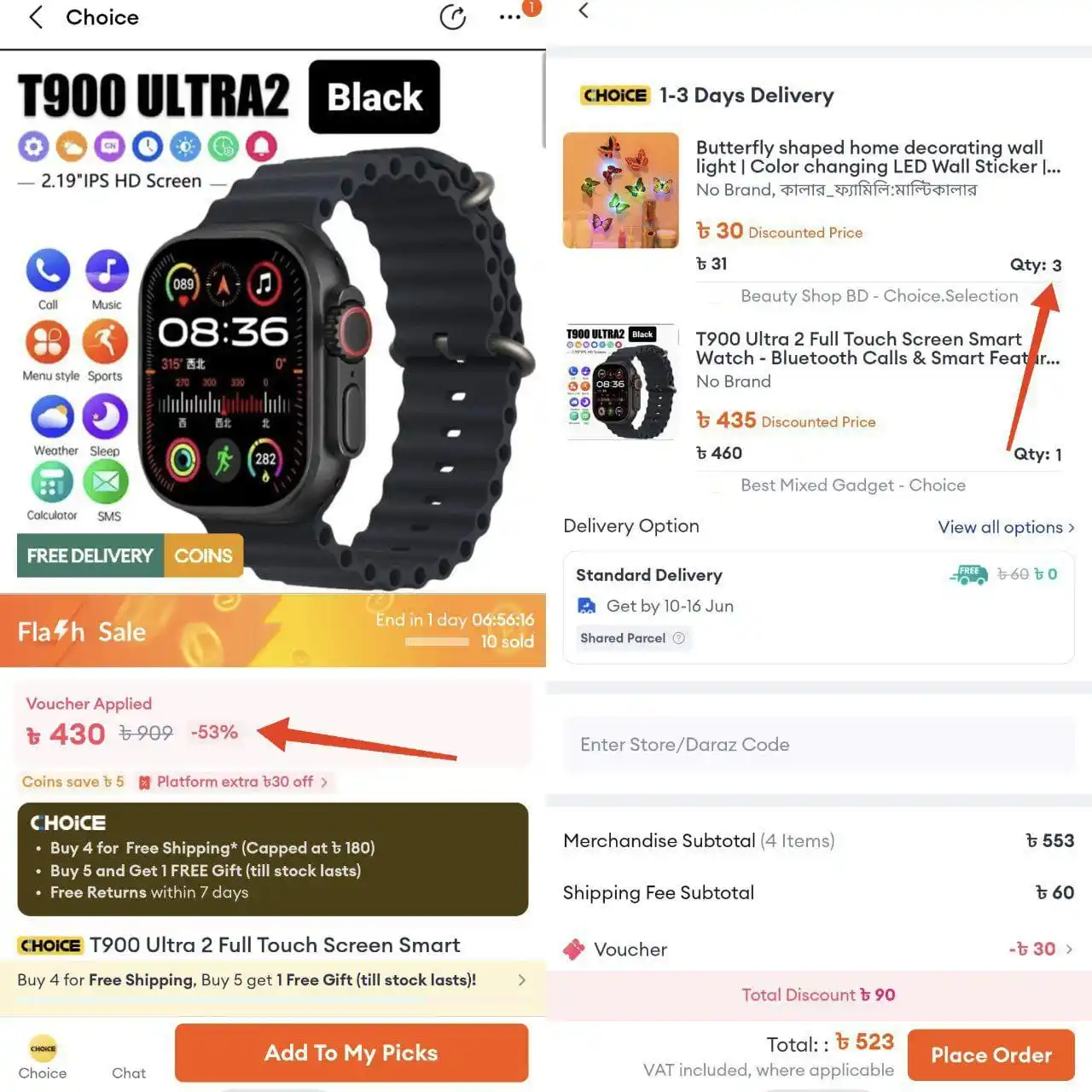 Daraz Secret Offers post