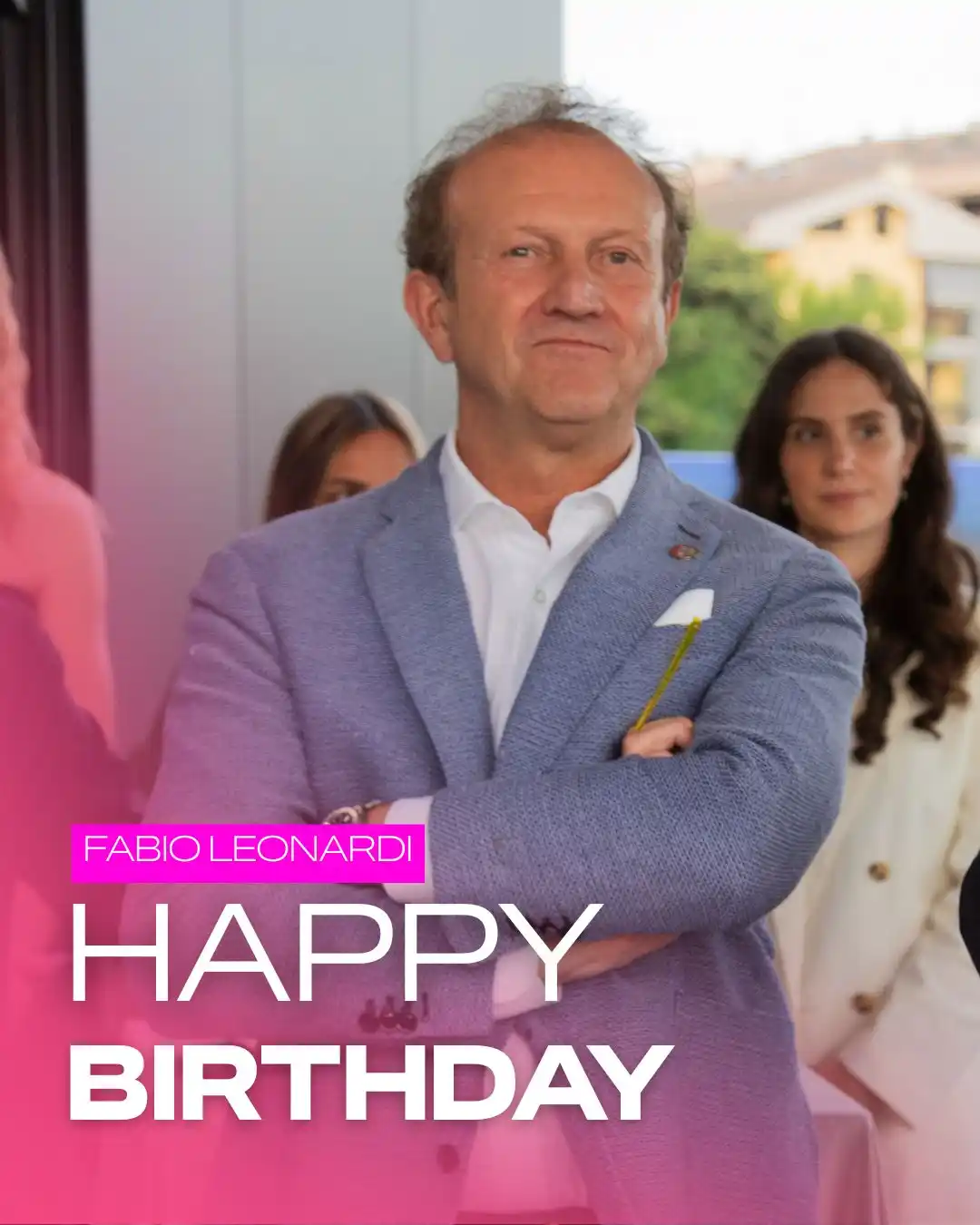 Image from Igor Volley Novara : Tanti auguri al nostro patron Fabio Leonardi 🎉💙 <a class="text-blue...