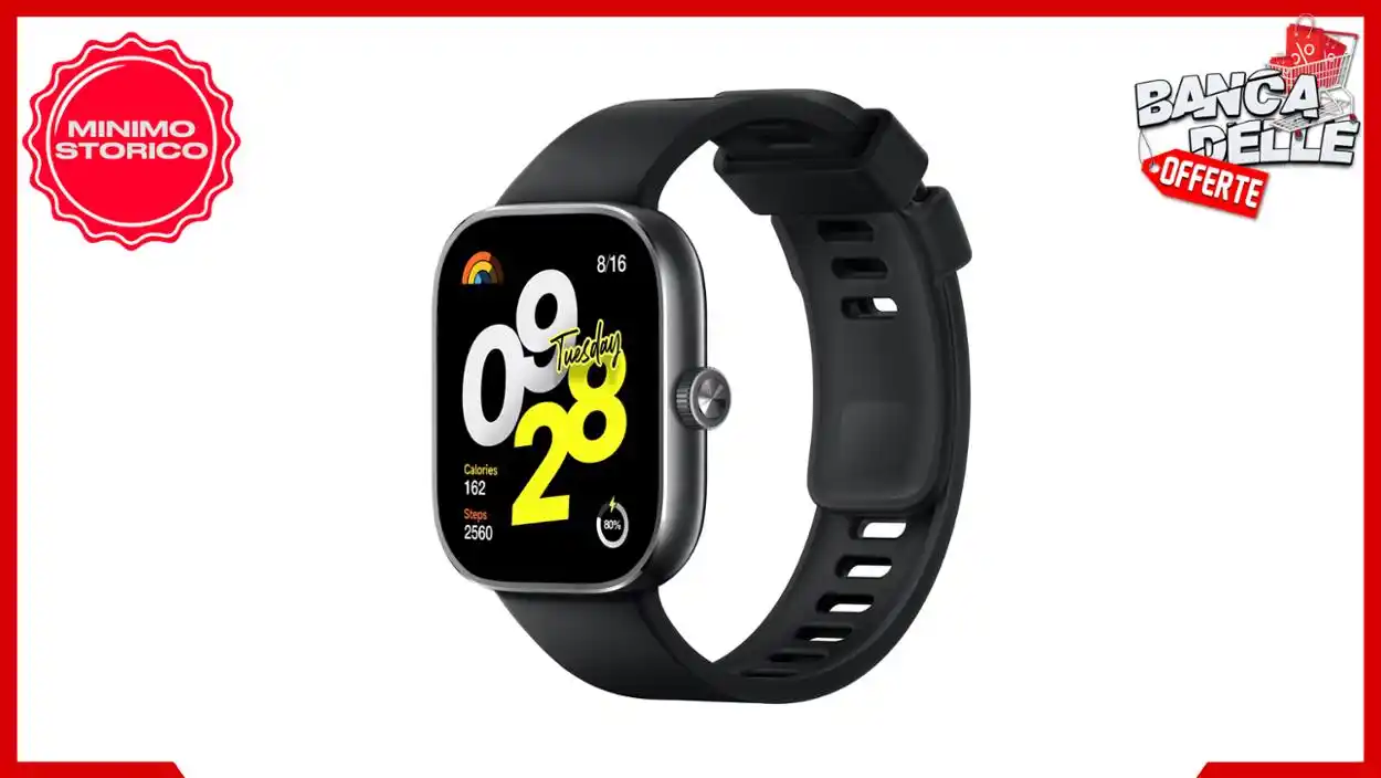 Image from Banca delle Offerte: *⌚ Xiaomi Redmi Watch 4 (Smartwatch), Schermo AMOLED 1,97", Autonomia ...