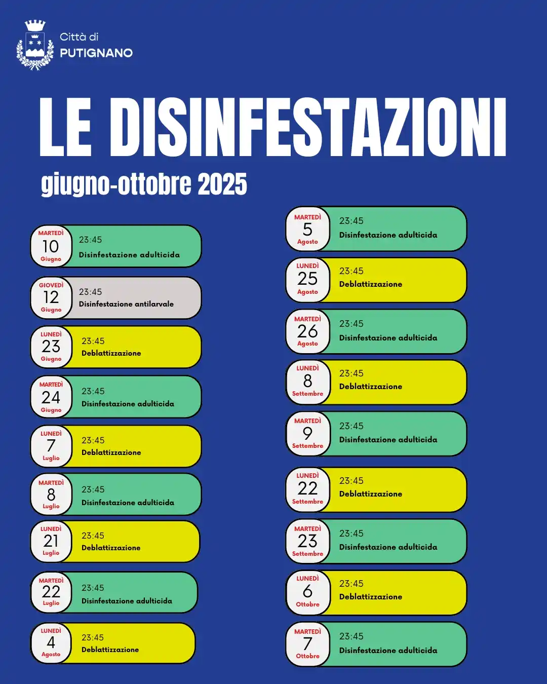 Città di Putignano  post